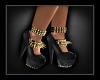 SPIKE PUMPS BLK/GOLD